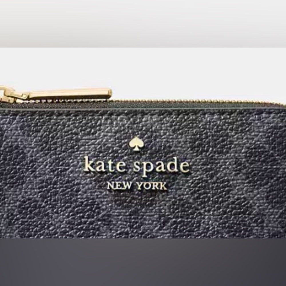 KATE SPADE Spade Flower Small LZip Wallet
Color Black-Gold
GUARANTEED AUTHENTIC - Picture 5 of 6